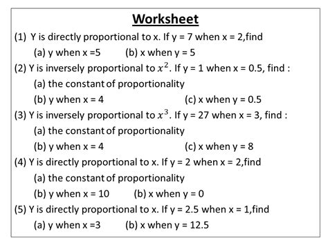 Math 9 Chapter 3 Variation