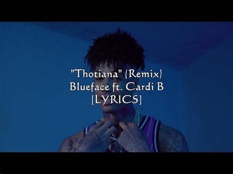 Blueface Thotiana Remix Ft Cardi B Lyrics YouTube