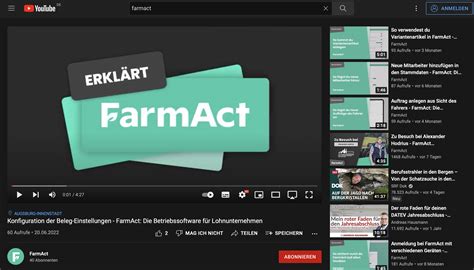 FarmAct Auf Youtube Das Hilfreiche Video Handbuch