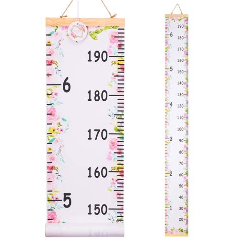 Buy QtGirl Kids Growth Chart, Height Chart for Child Height Measurement ...