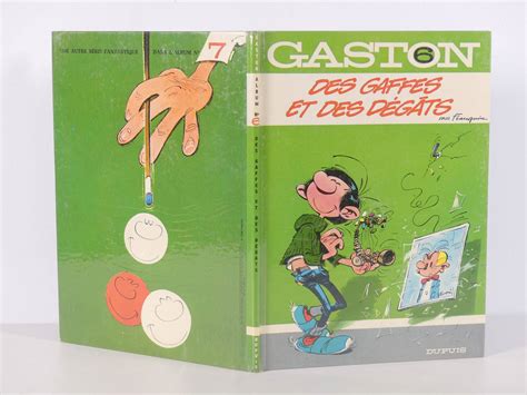 Franquin Gaston Des Gaffes Et Des D G Ts En Dition Originale De