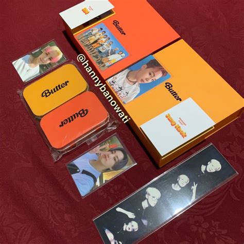 Jual BTS BUTTER ALBUM CREAM PEACHES FULL SET POB WEVERSE UNSEALED