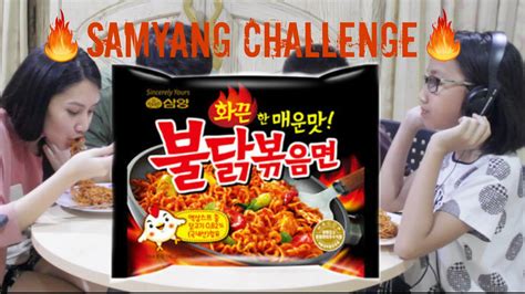 Samyang Spicy Korean Noodle Challenge Bahasa Indonesia Youtube