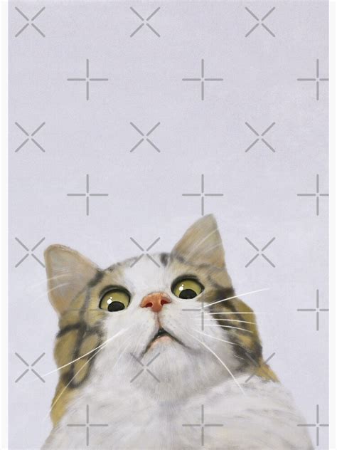 "Scared Cat Meme" Poster by Mashz | Redbubble