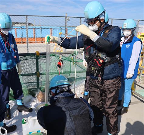 東京電力ホールディングス 写真・動画集｜ 福島第一原子力発電所 国際原子力機関（iaea）職員によるalps処理水の2回目放出 初期の放出（第