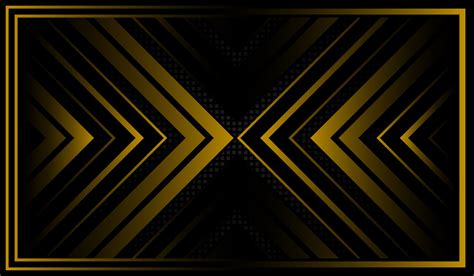 Golden Line Geometric and Black Background 16887912 Vector Art at Vecteezy