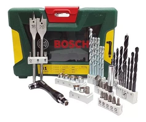 Kit De Brocas E Bits V line Bosch 41 Peças