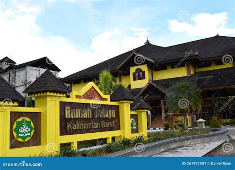 Rumah Melayu Traditional House Of Melayu Ethnic Editorial Photo