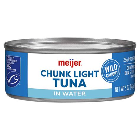 Meijer Meijer Chunk Light Tuna In Water Same Day Delivery Instacart