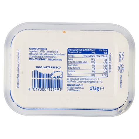 Formaggio Fresco Spalmabile 175g Exquisa DAmbros Ipermercato