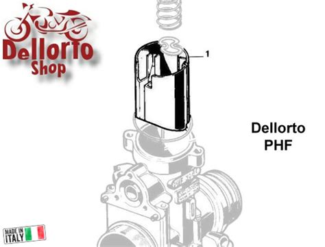 Throttle Slide For Dellorto Phf Carburetors Early Type