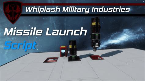 Space Engineers Missile Launch Script Video Tutorial Youtube