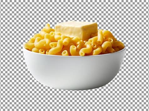 Premium Psd Bowl Of Macaroni With Cheese Isolated On Transparent