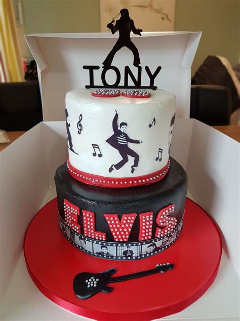 Elvis Inspired Cake Elvis Presley S Birthday 60th Birthday Cakes Bday