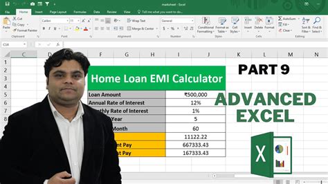 Home Loan Emi Calculator In Excel Emi Calculator In Ms Excel Part