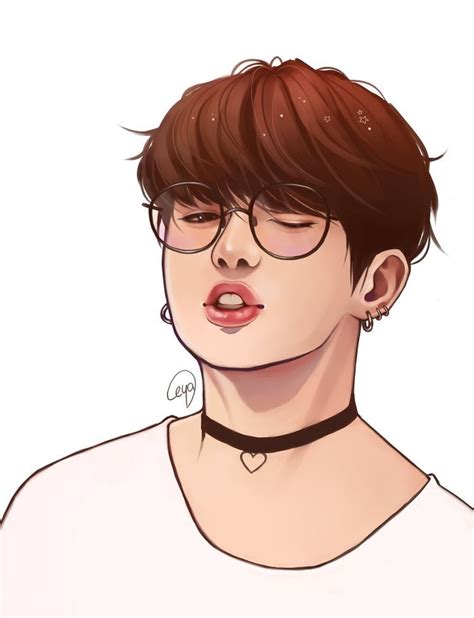 Jeongguk Fanart Twitter Tegninger Illustration Og Karikatur