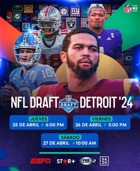 Lo Que Debes Saber De Los 3 Días Del Draft De Nfl