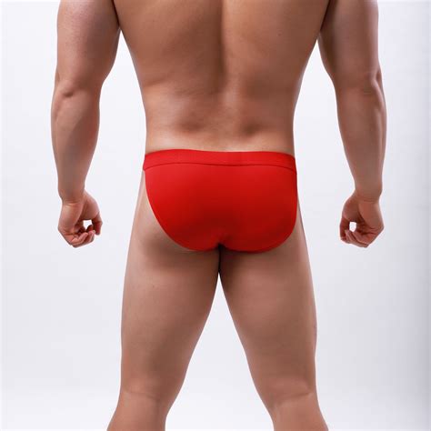 Aayomet Men Boxer Briefs Men S Bikini Briefs Metallic Pouch Underwear