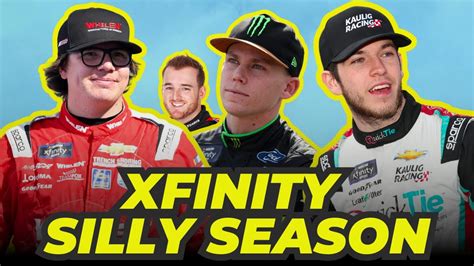 NASCAR Xfinity Silly Season Sheldon Creed Out Riley Herbst Chandler