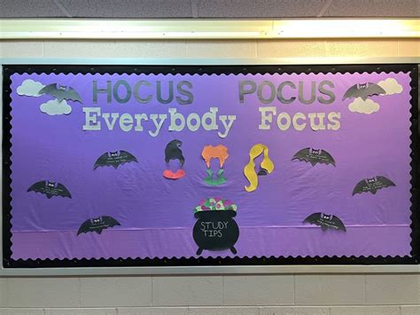 Hocus Pocus Everybody Focus RA Board Halloween Classroom Decorations