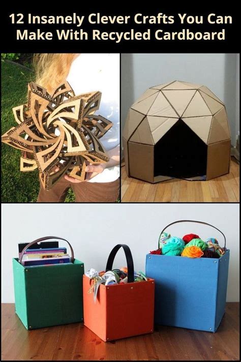 11 Brilliant Crafts You Can Make With Recycled Cardboard Craft Projects For Every Fan In 2024