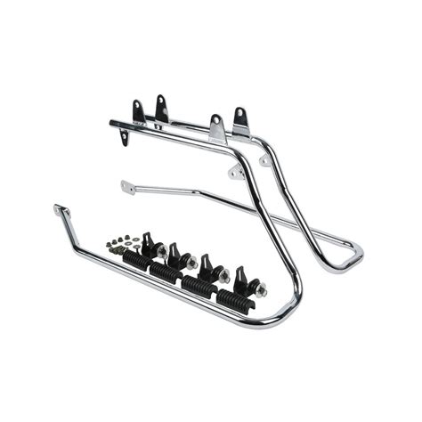 Black 5 Stretched Saddlebags Conversion Bracket Fits For Harley