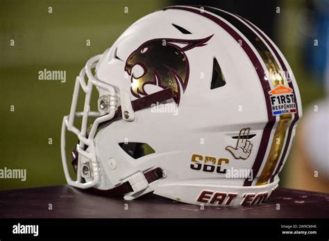 December 26 2023 Texas State Bobcats Helmet During The Servpro First