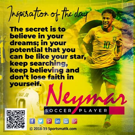 Inspiration of the day- Neymar Jr. | Inspirational quotes motivation ...