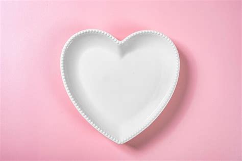 Premium Photo Heart Plate