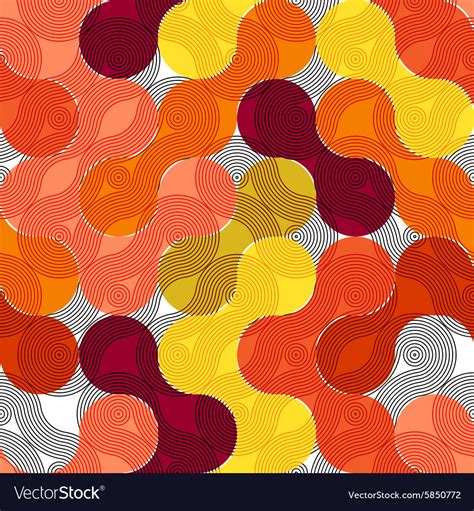 Red geometric pattern on white background Vector Image