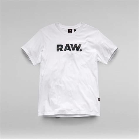 Raw Graphic T Shirt White G Star Raw