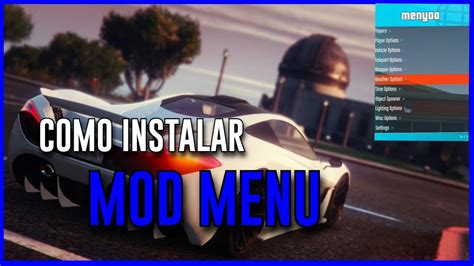 COMO INSTALAR MOD MENU GTA5 YouTube