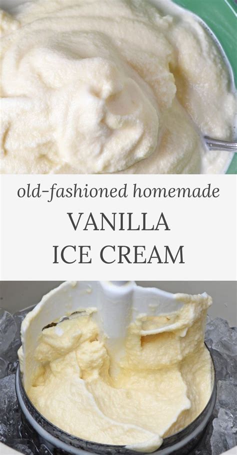 Old Fashioned Homemade Vanilla Ice Cream Artofit