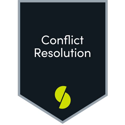 Conflict Resolution (CONRES1001 - 2019) - Credly