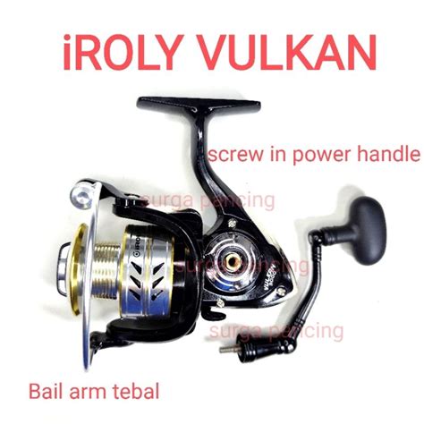 Jual Reel Iroly Vulkan Power Handle Aluminium Spool