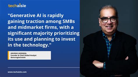 Techaisle Survey Shows The Rise Of Generative Ai In Smbs And Midmarket