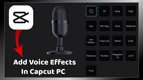 How To Add Voice Effects In Capcut Pc Youtube