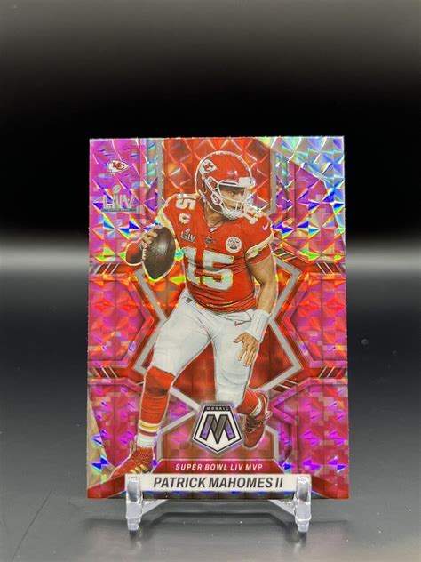 Panini Mosaic Football Patrick Mahomes Ii Super Bowl Liv Mvp Pink