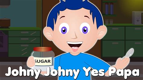 Johnny Johnny Yes Papa Nursery Rhyme Nursery Rhymes For Children