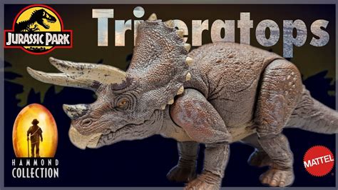 Mattel Hammond Collection Triceratops Review Jurassic Park