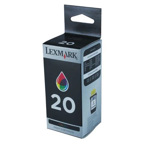 Lexmark 20 Colour Inkjet Cartridge Ib15mx120e Ink Cartridges