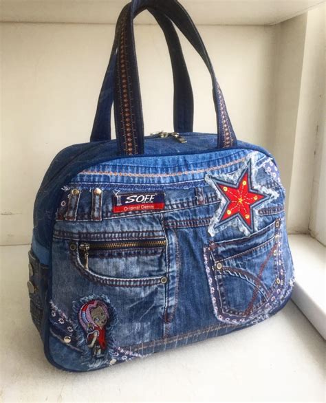 Pin by Djiga_knit on Джинсы | Denim bag diy, Denim tote bags, Denim ...