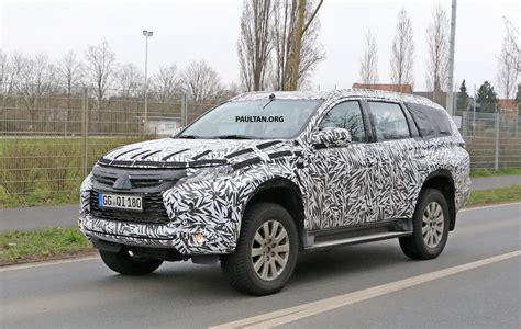 Spied Mitsubishi Pajero Sport First Sightings Mitsubishi