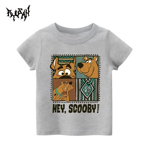 Jual Ryusan Baju Kaos Anak Custom Nama Combed S Gambar Kartun Scooby