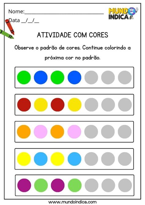 20 Atividades com Cores na Educação Infantil para Imprimir