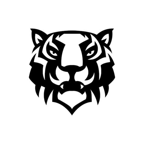 Premium Vector Tiger Head Logo