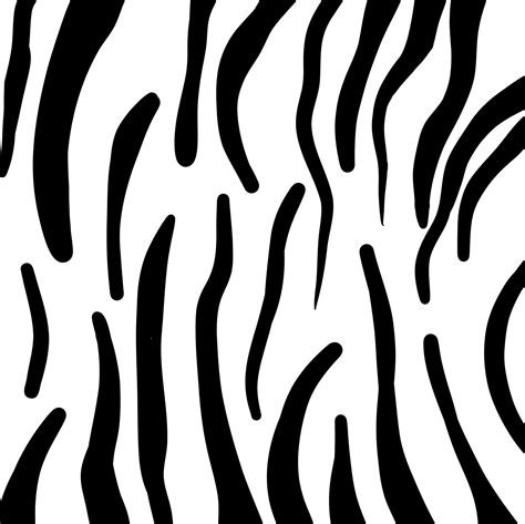 Black and white zebra hand drawn pattern 21944956 Vector Art at Vecteezy