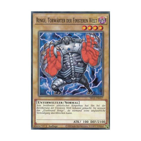 Renge Torw Rter Der Finsteren Welt Sr De Structure Deck Dark