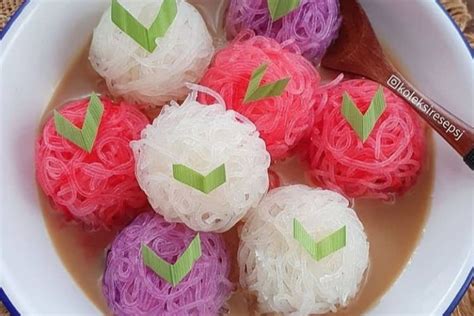 Putu Mayang Bihun Cantik Lezat Manis Cocok Dan Asyik Temani Berbuka