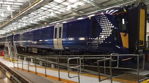 ScotRail Electric Train Makes First Short Trip BBC News